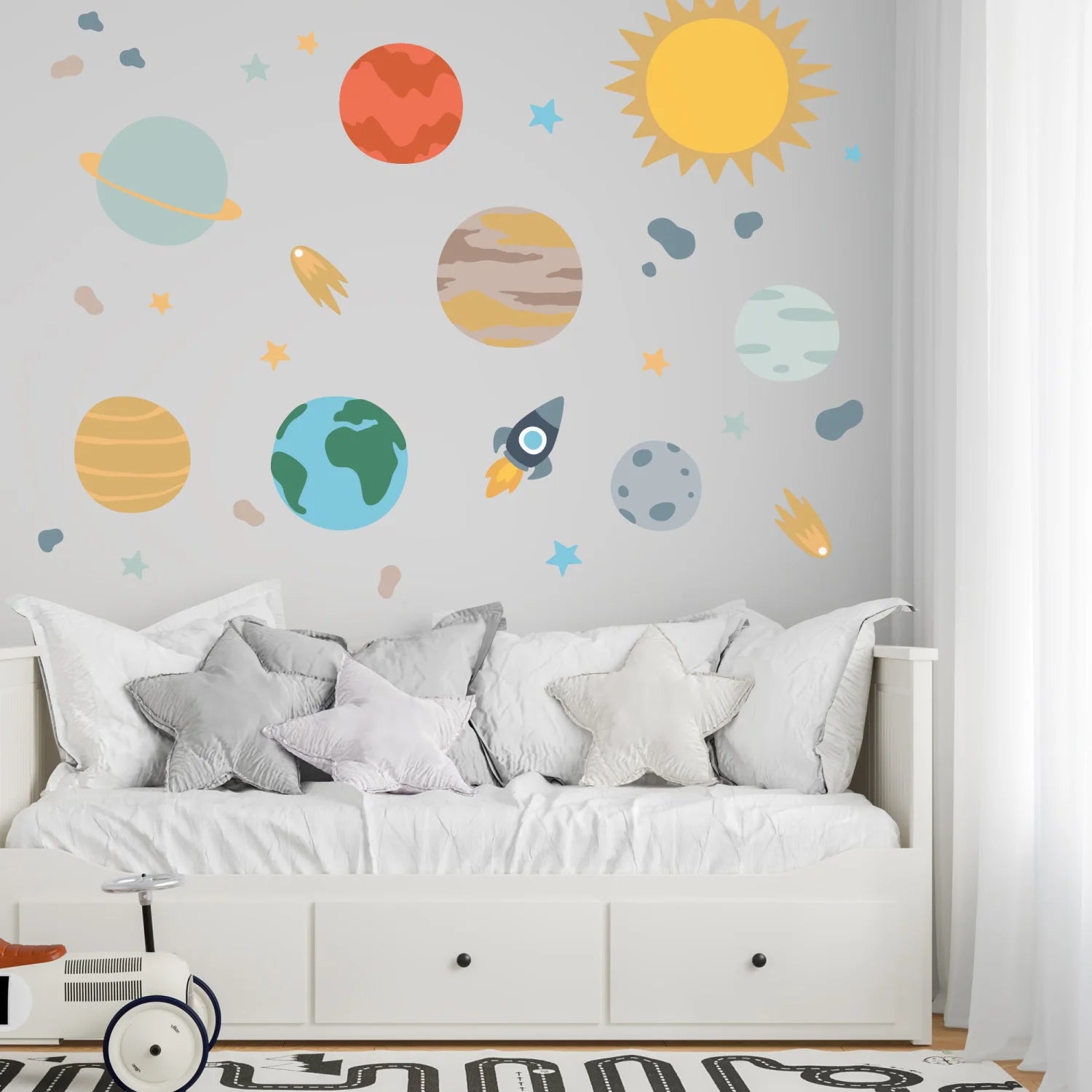 Big Planets Wall Decal - Decals Sea and Space
