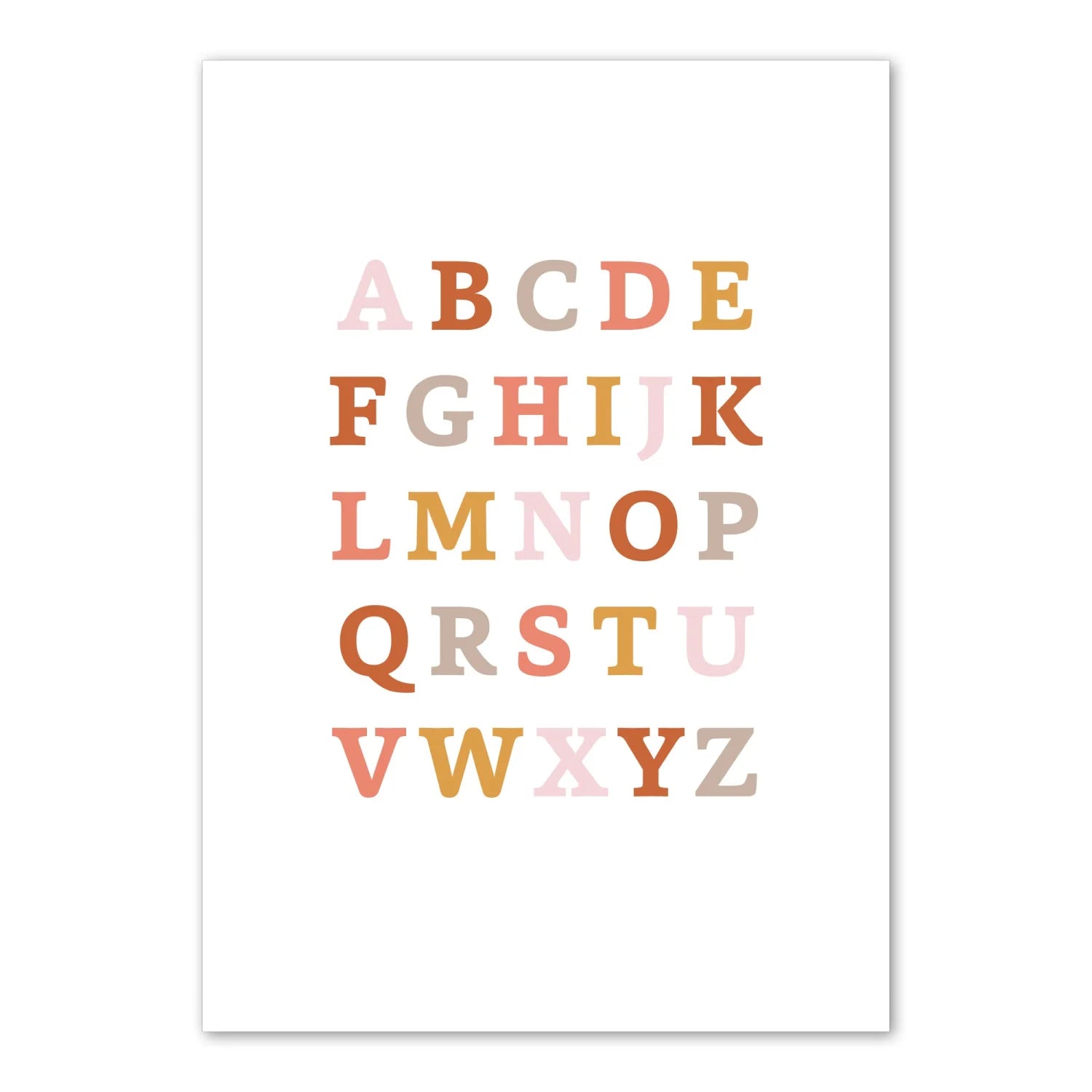 Boho #2 Alphabet Print - Prints Love