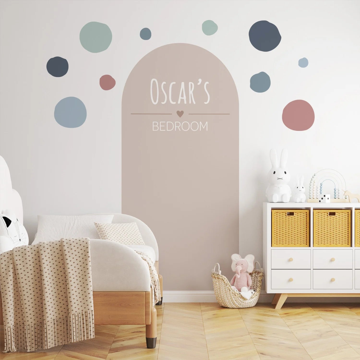 Bright Polka Arch - Personalised