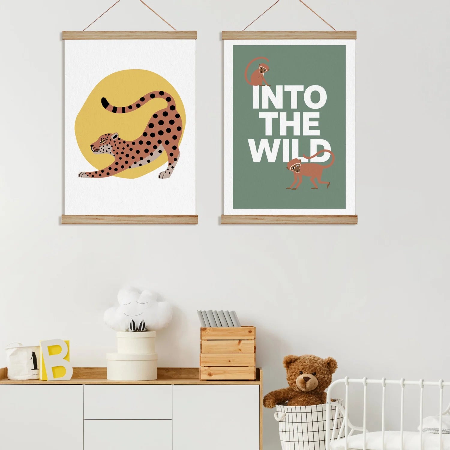 Cheetah and Into The Wild Print - Prints Animals