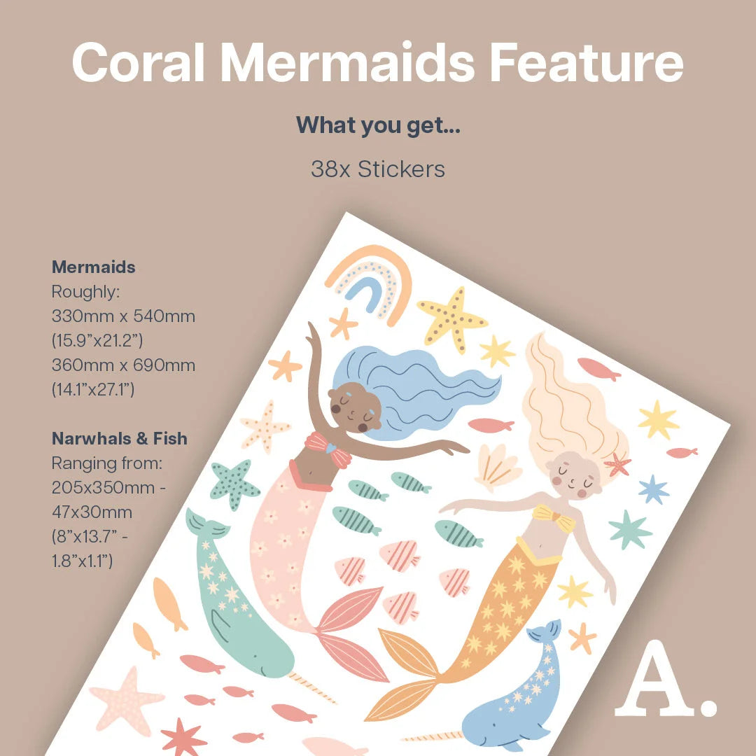 Coral Mermaids - Feature - Decals - Fantasy