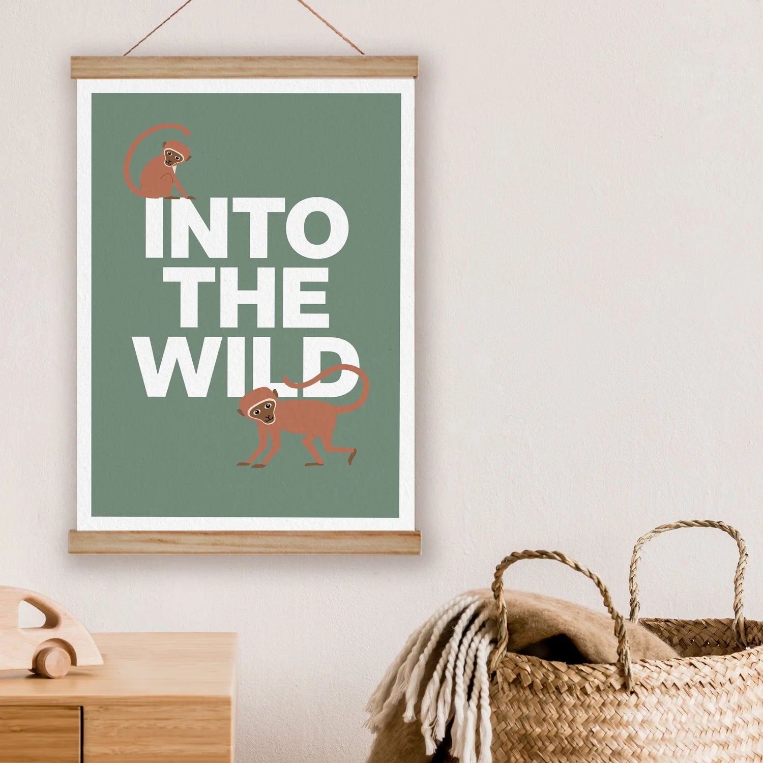 Into The Wild and Alphabet Print - Multi Prints Animals
