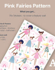 Pink Fairies - Patterned - Decals - Fantasy