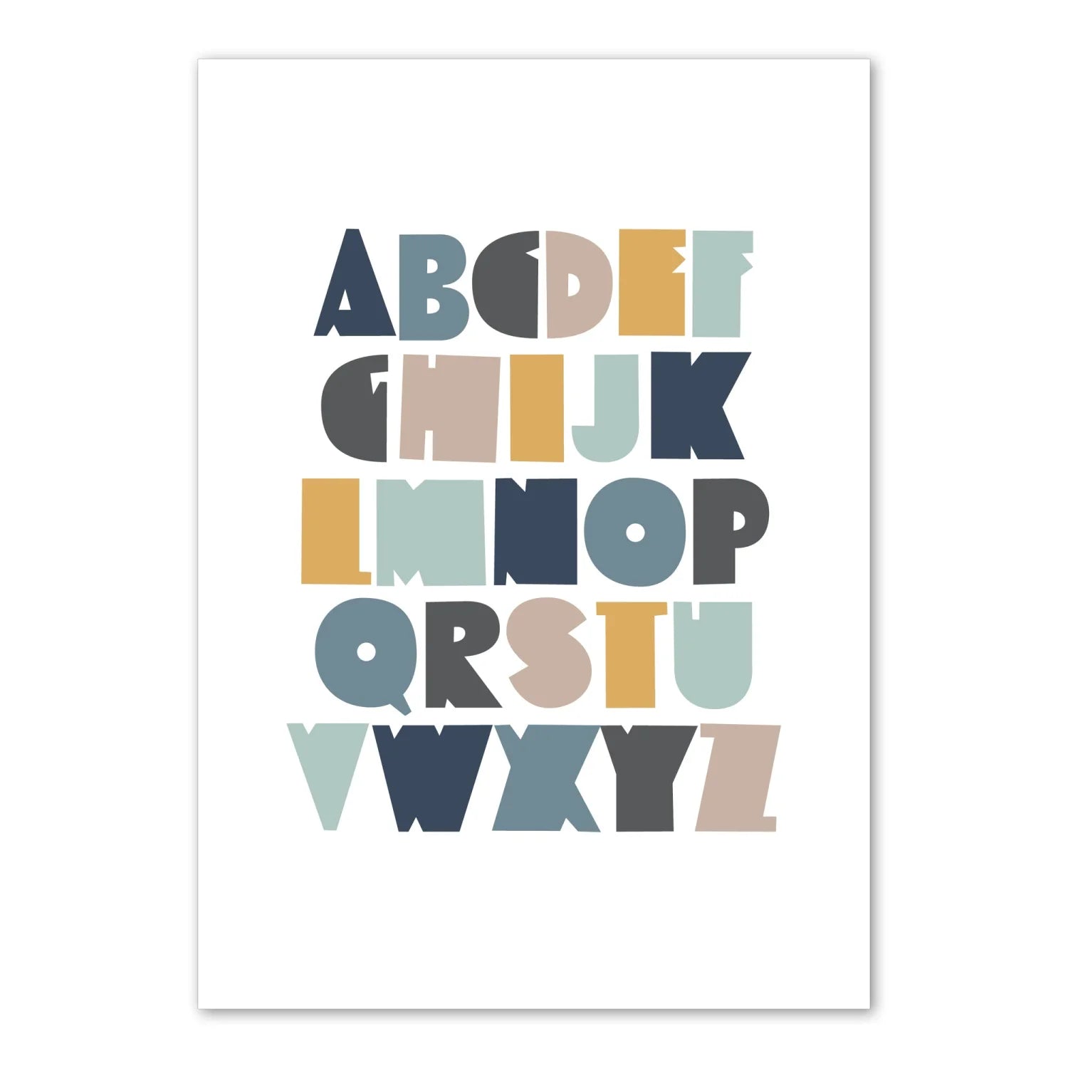 Planets Blast Off and Alphabet Print - Prints Into Space