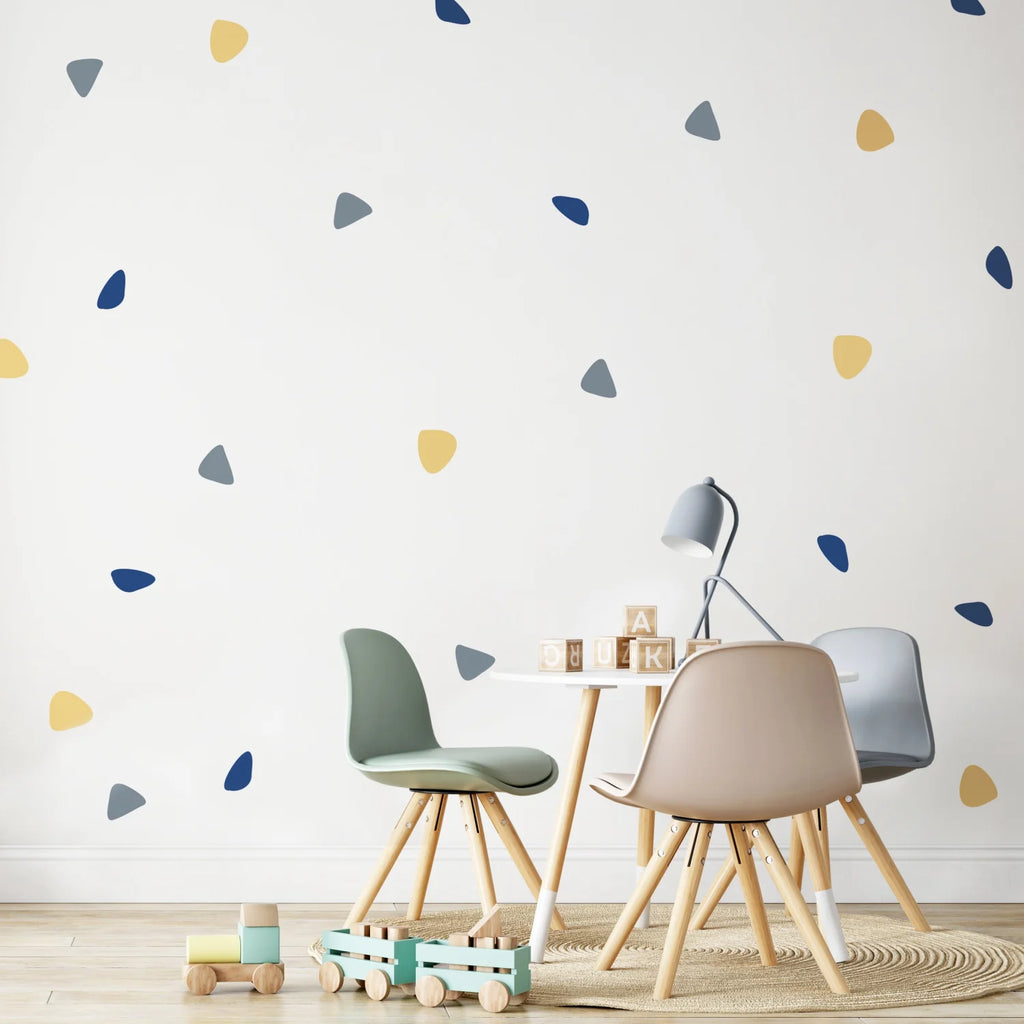 Triangle Shapes Wall Decal - Decals Abstract